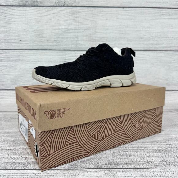 Woolloomooloo Men's Fraser ll Merino Wool Gray Slip On Sneakers Size 9-9.5 - Picture 2 of 11